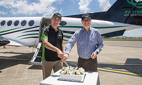 Eastern Air Services takes off from Newcastle to Lord Howe Island