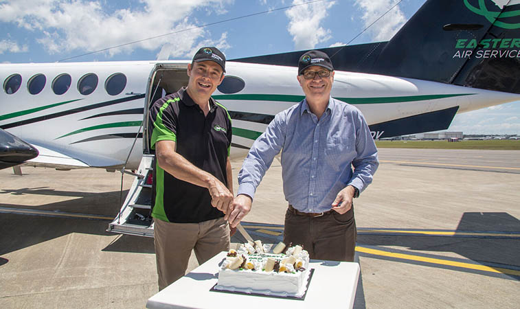 Eastern Air Services takes off from Newcastle to Lord Howe Island