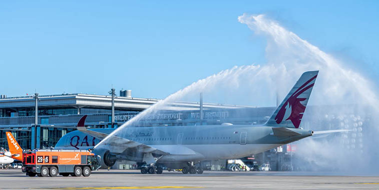 Qatar Airways started Berlin Brandenburg on 1 November