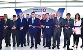 Turkish Airlines to Bogota and Panama City had 90% seat factor in 2019