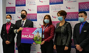 Wizz Air begins Bacau base, its eighth in Romania