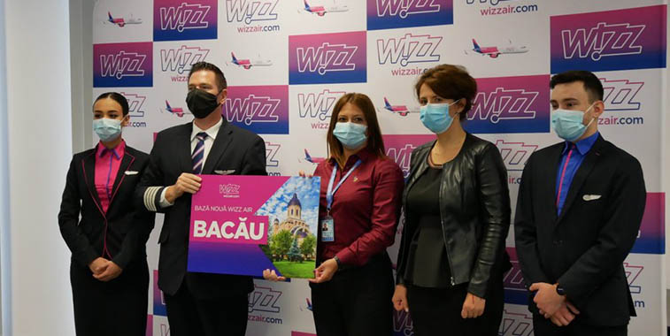 Wizz Air begins Bacau base, its eighth in Romania