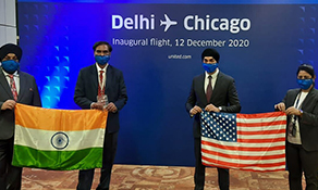 United Airlines starts Chicago to Delhi, its third route to Delhi