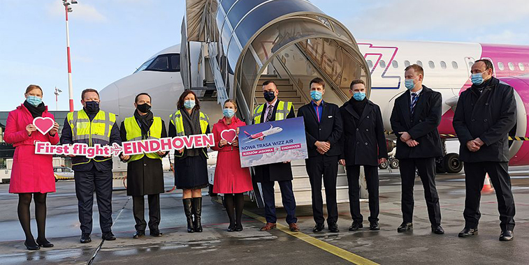 Wizz Air begins Rzeszów to Eindhoven; its eighth Polish route to the Dutch airport