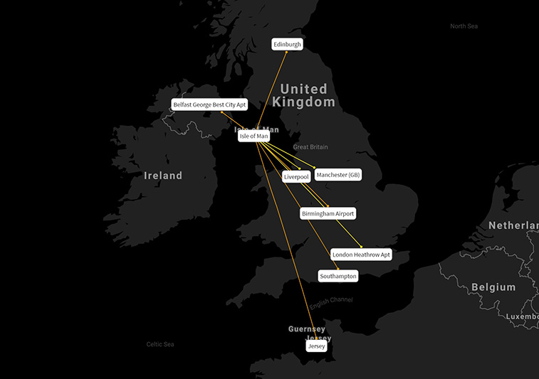 Loganair announces four new routes from the Isle of Man (2)