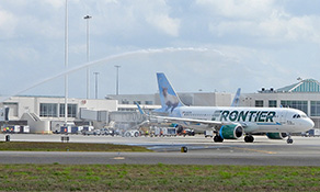 Frontier jets from Orlando to St Thomas