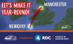 Newquay to Manchester; RDC Aviation shows case for year-round service
