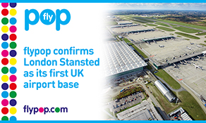 flypop confirms London Stansted Airport as its first UK base