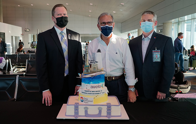 Tampa Airport celebrates Avelo Airlines’ launch to New Haven