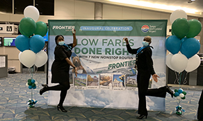 Tampa Airport celebrates Frontier route launch to New York LaGuardia