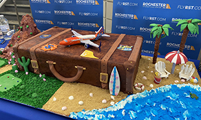 Rochester International Airport wins Cake of Week for Sun Country launches to Fort Myers and Phoenix