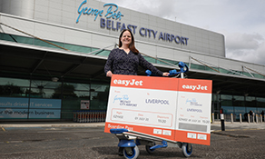 easyJet launches route from Belfast City to Liverpool