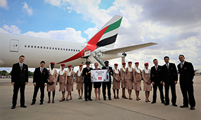 London Stansted welcomes return of Emirates service to Dubai