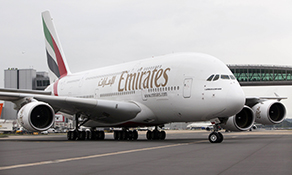 Emirates expands London Gatwick operations with third daily A380 service